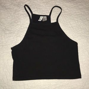 Black crop top